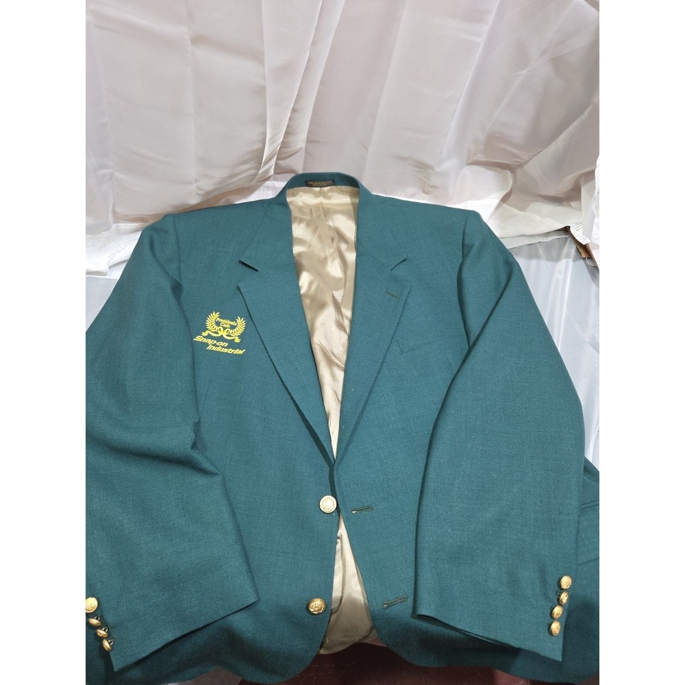 Masters Green Snap-On Industrial Presidents Club Blazer ‎ 50L Hardwick Vtg Rare